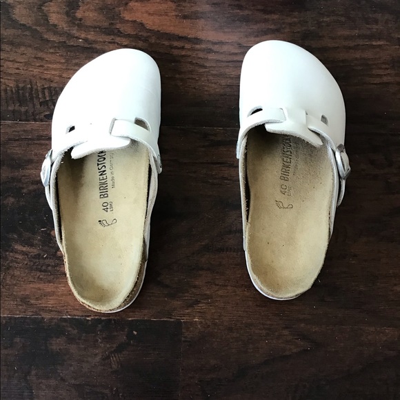 Birkenstock Boston White size 9 womens BEST OFFER - Picture 3 of 7